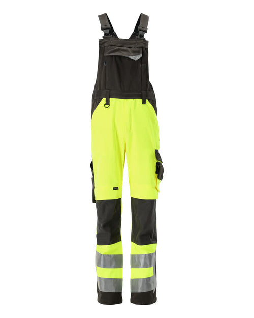 Avohaalari polvitaskuilla - 15569-860 - hi-vis keltainen/tumma antrasiitti