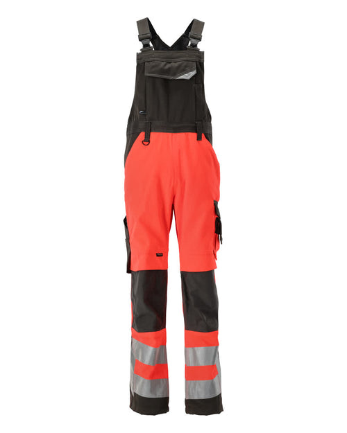 Avohaalari polvitaskuilla - 15569-860 - hi-vis punainen/tumma antrasiitti