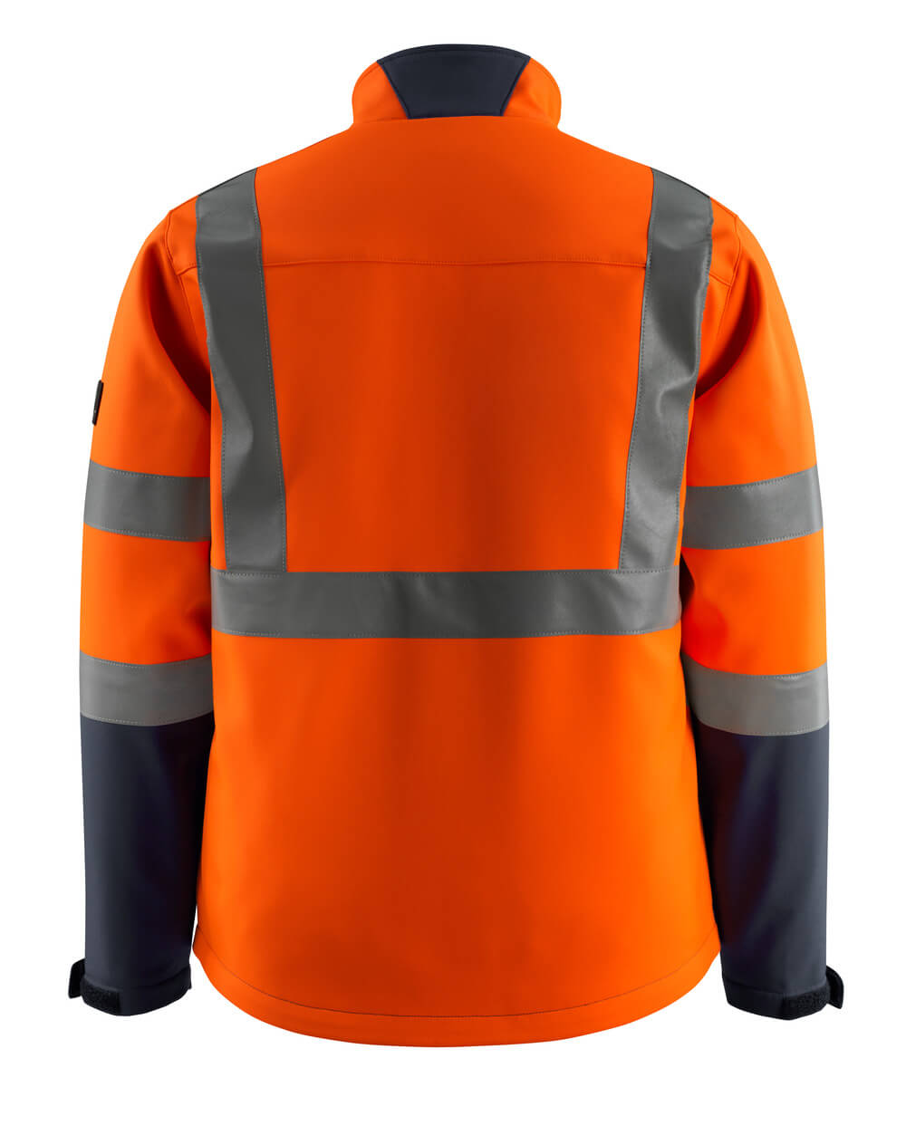 Softshell-takki - 15902-253 - hi-vis oranssi/tumma laivastonsininen