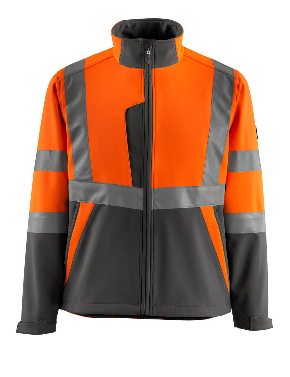 Softshell-takki - 15902-253 - hi-vis oranssi/tumma antrasiitti