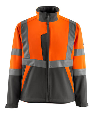 Softshell-takki - 15902-253 - hi-vis oranssi/tumma antrasiitti