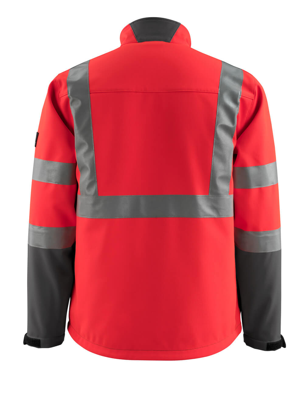 Softshell-takki - 15902-253 - hi-vis punainen/tumma antrasiitti
