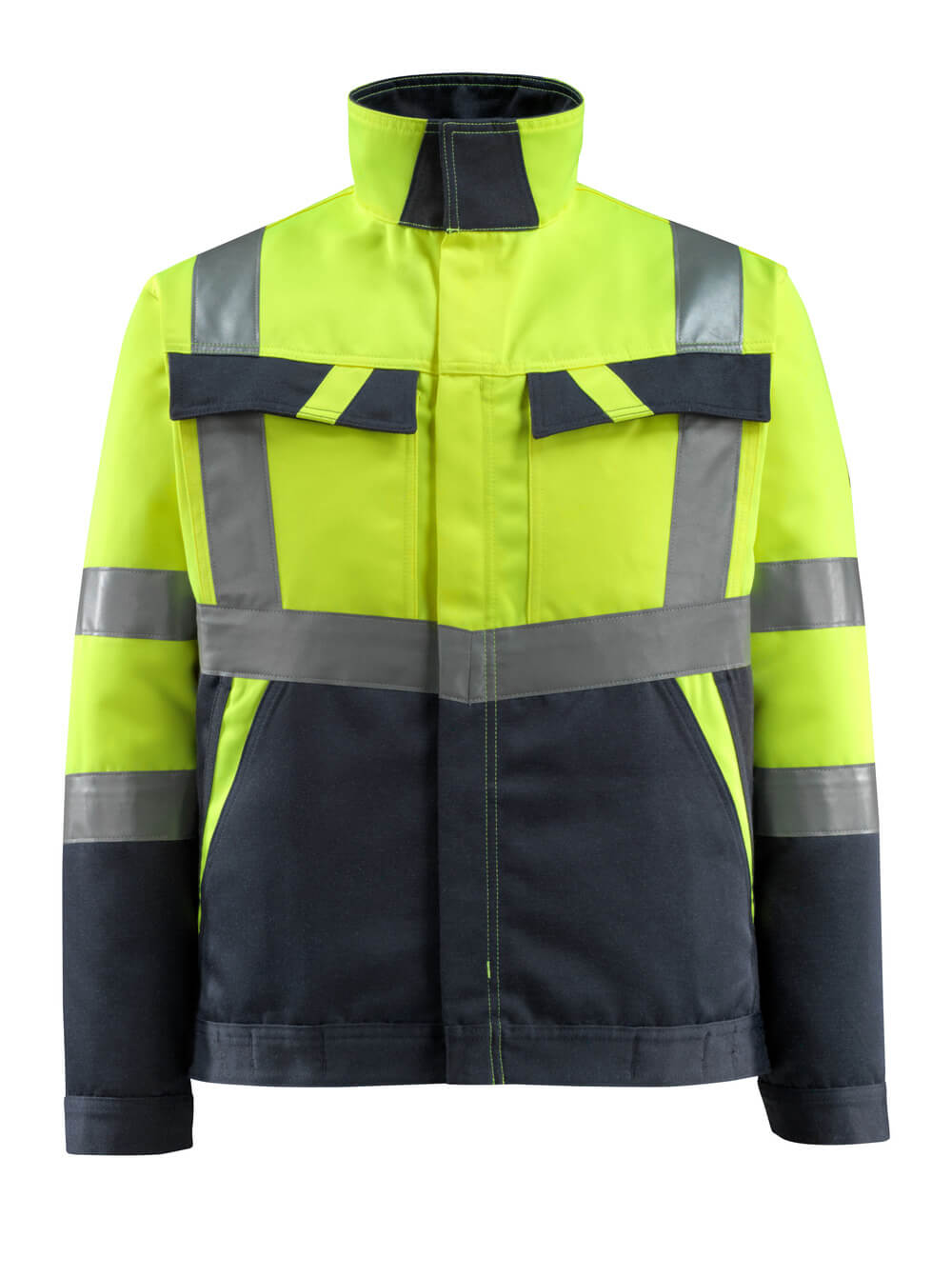Takki - 15909-948 - hi-vis keltainen/tumma laivastonsininen