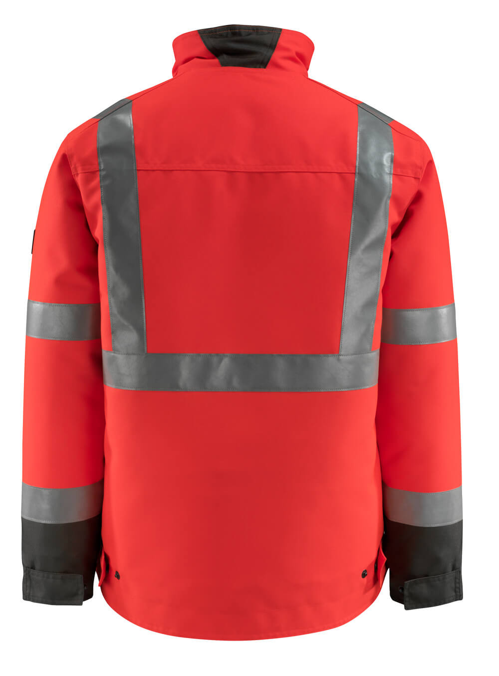Talvitakki - 15935-126 - hi-vis punainen/tumma antrasiitti