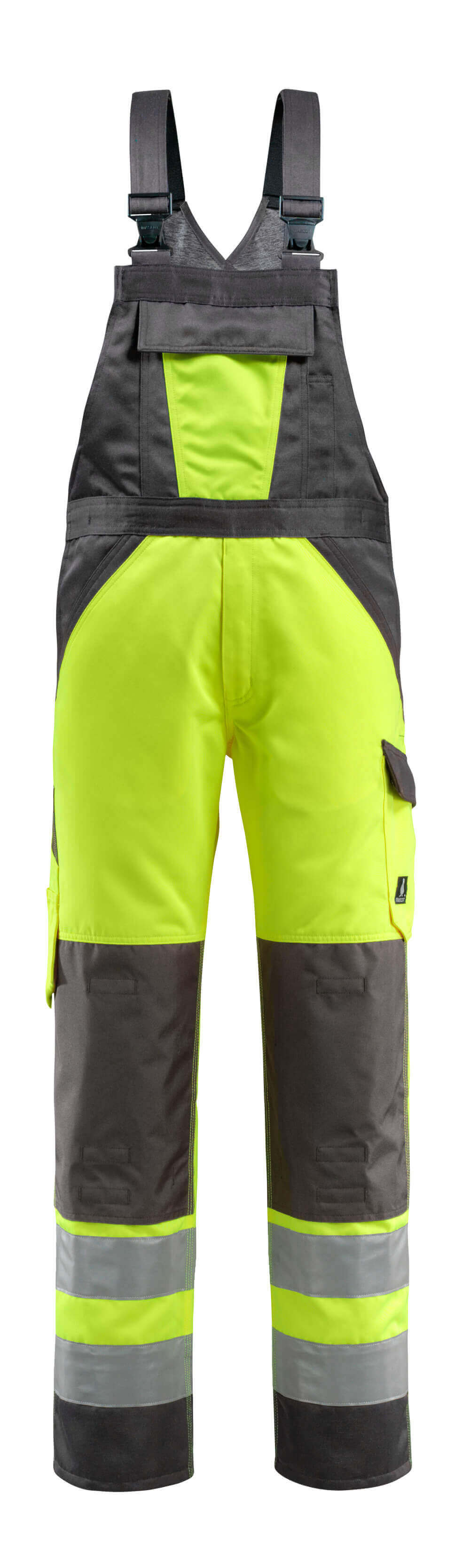 Avohaalari polvitaskuilla - 15969-948 - hi-vis keltainen/tumma antrasiitti