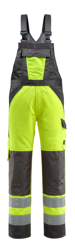 Avohaalari polvitaskuilla - 15969-948 - hi-vis keltainen/tumma antrasiitti