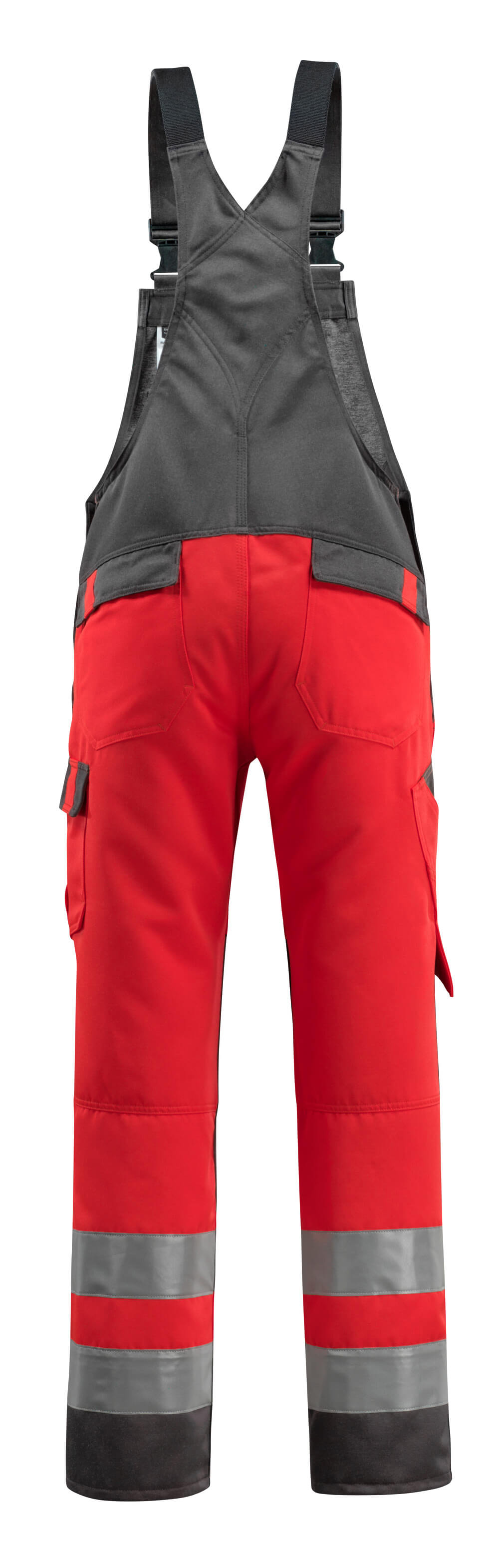 Avohaalari polvitaskuilla - 15969-948 - hi-vis punainen/tumma antrasiitti