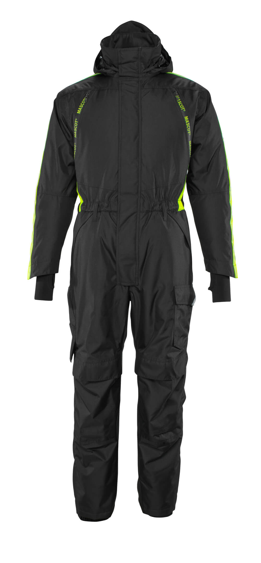 Talviumpipuku - 17019-231 - musta/hi-vis keltainen