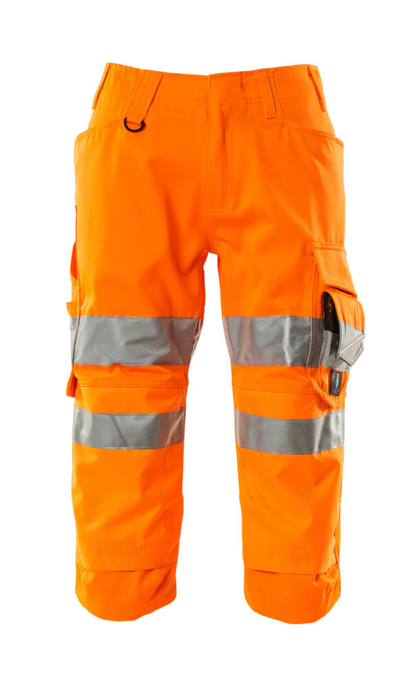 ¾-housut polvitaskuilla - 17549-860 - hi-vis oranssi