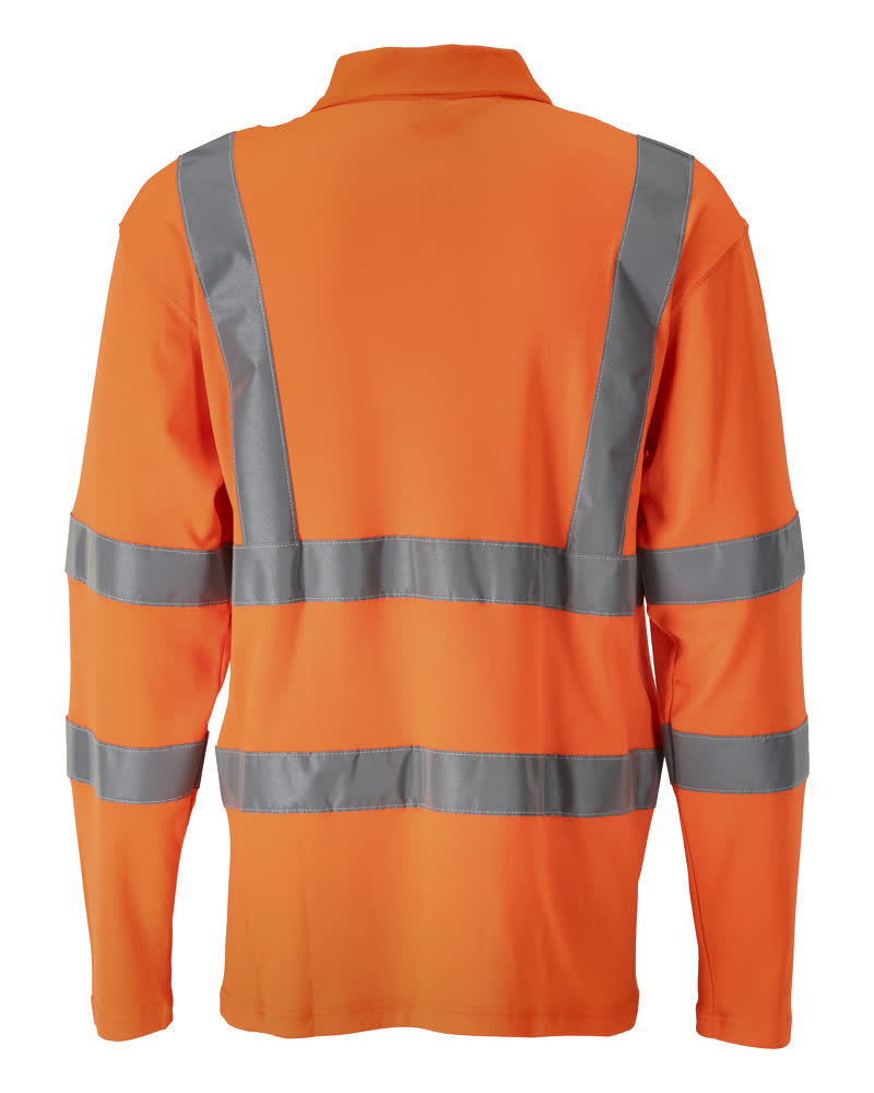 Pikeepaita, pitkähihainen - 18283-995 - hi-vis oranssi