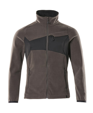 Fleece Takki - 18303-137 - tumma antrasiitti/musta