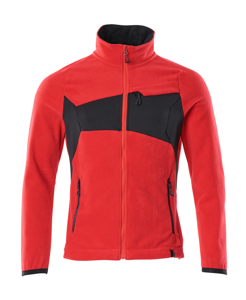 Fleece Takki - 18303-137 - punainen/musta