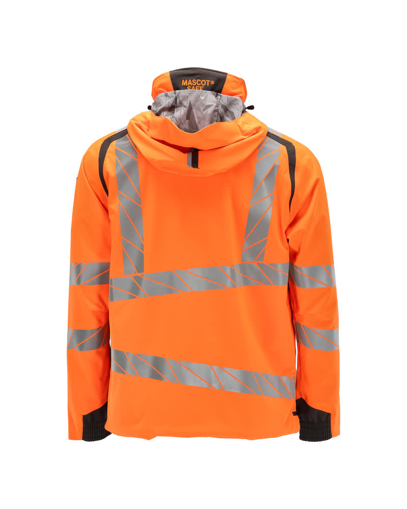 Kuoritakki - 19001-449 - hi-vis oranssi/tumma antrasiitti