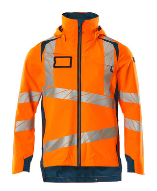 Kuoritakki - 19001-449 - hi-vis oranssi/tumma petrooli