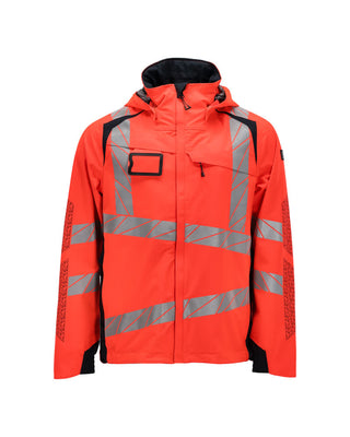Kuoritakki - 19001-449 - hi-vis punainen/syvä tummansininen