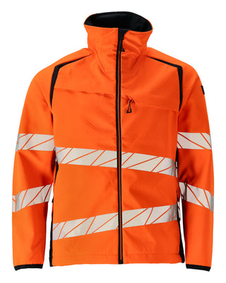 Softshell-takki - 19002-143 - hi-vis oranssi/tumma laivastonsininen