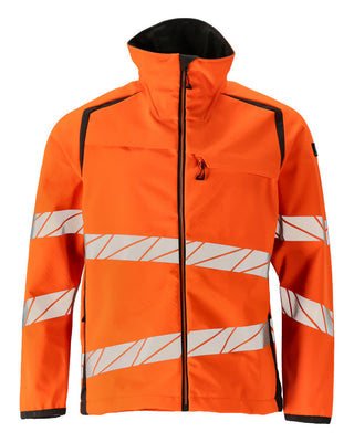 Softshell-takki - 19002-143 - hi-vis oranssi/tumma antrasiitti
