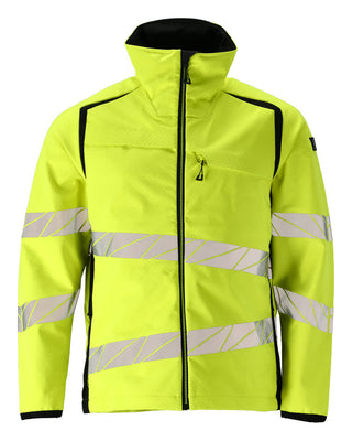 Softshell-takki - 19002-143 - hi-vis keltainen/musta