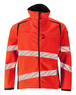 Softshell-takki - 19002-143 - hi-vis punainen/tumma antrasiitti
