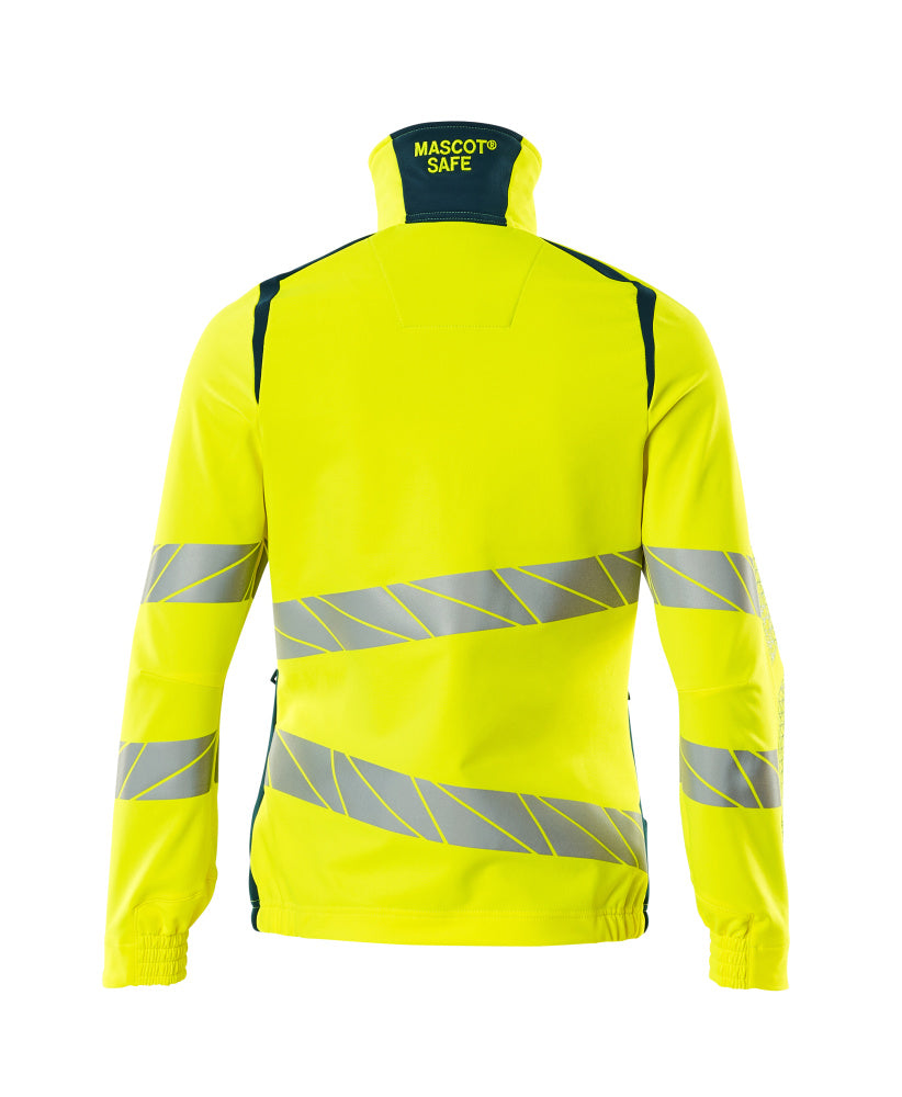Takki - 19008-511 - hi-vis keltainen/tumma petrooli