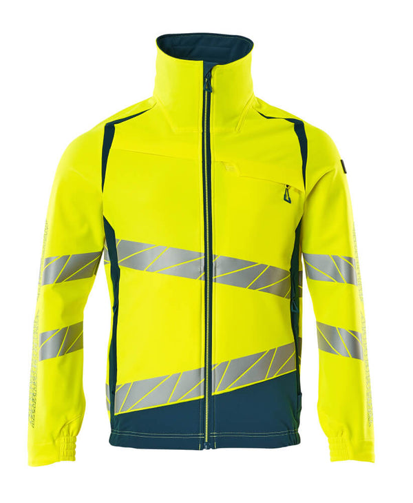 Takki - 19009-511 - hi-vis keltainen/tumma petrooli