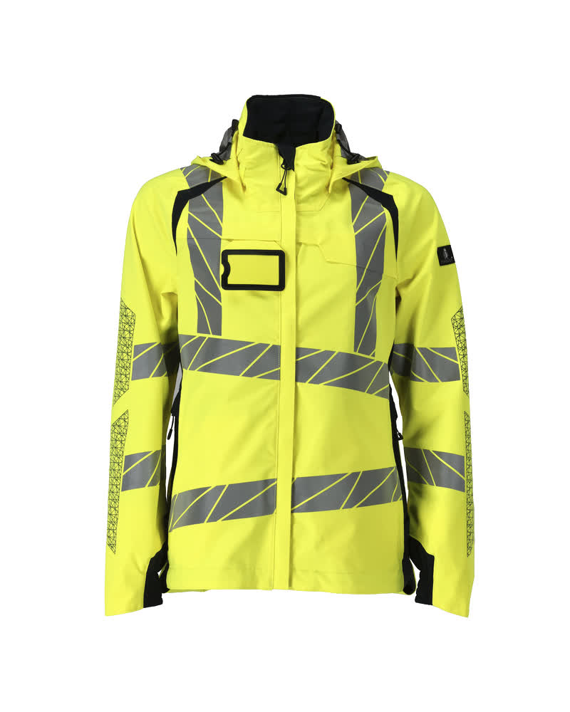 Kuoritakki - 19011-449 - hi-vis keltainen/tumma laivastonsininen