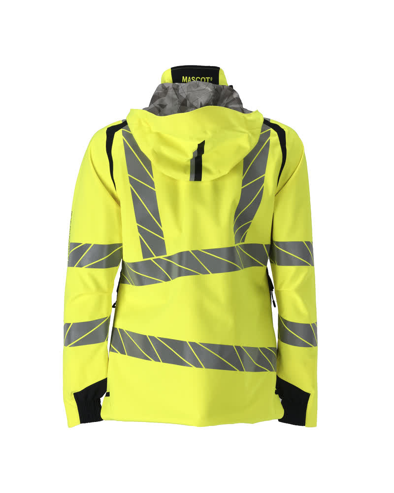 Kuoritakki - 19011-449 - hi-vis keltainen/tumma laivastonsininen