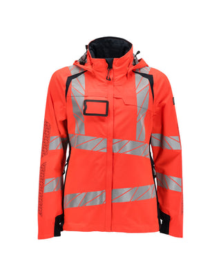 Kuoritakki - 19011-449 - hi-vis punainen/syvä tummansininen