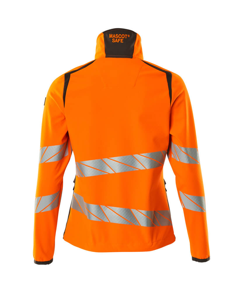 Softshell-takki - 19012-143 - hi-vis oranssi/tumma antrasiitti