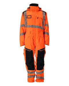 Talviumpipuku - 19019-449 - hi-vis oranssi/tumma laivastonsininen