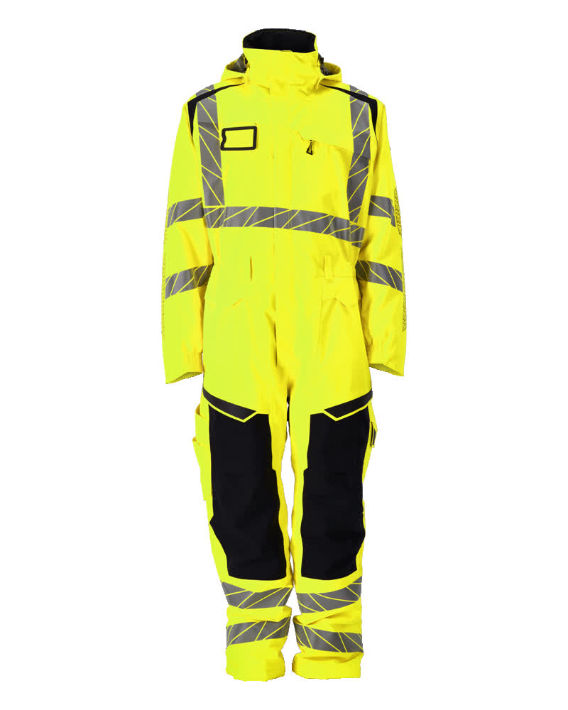Talviumpipuku - 19019-449 - hi-vis keltainen/musta