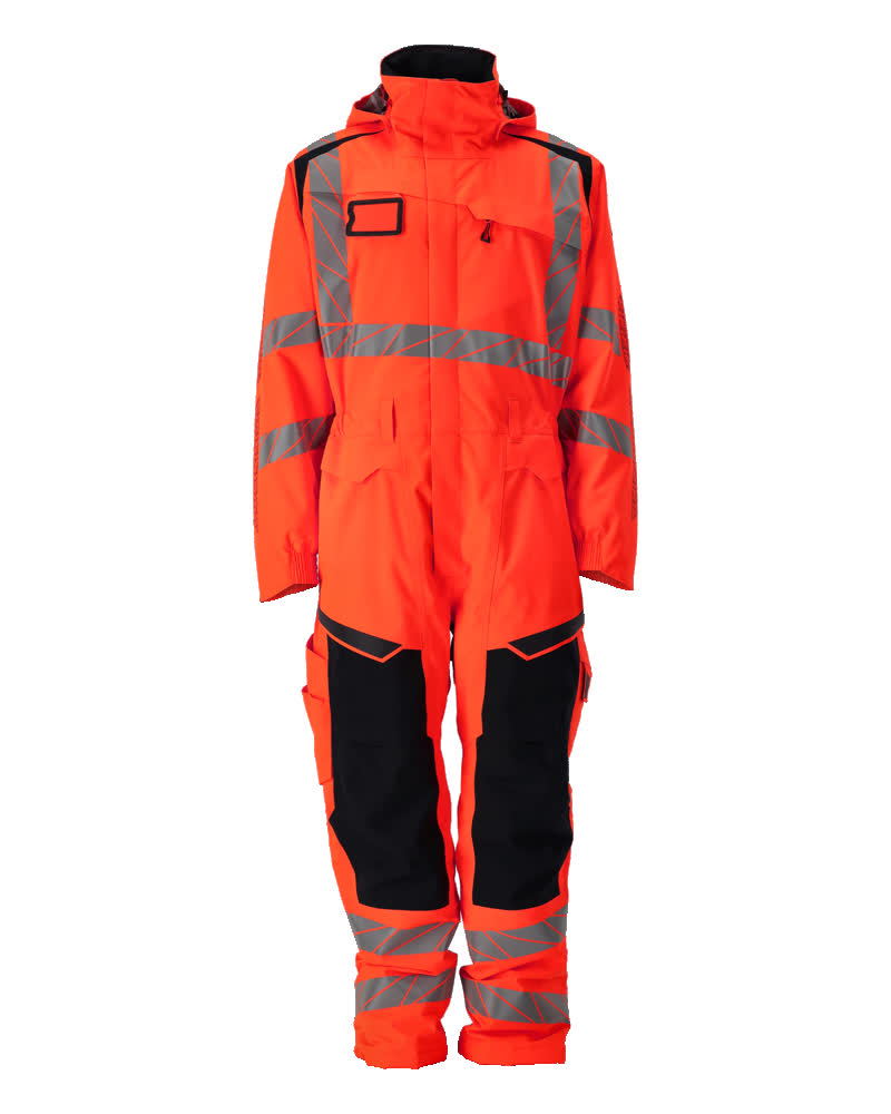 Talviumpipuku - 19019-449 - hi-vis punainen/tumma antrasiitti