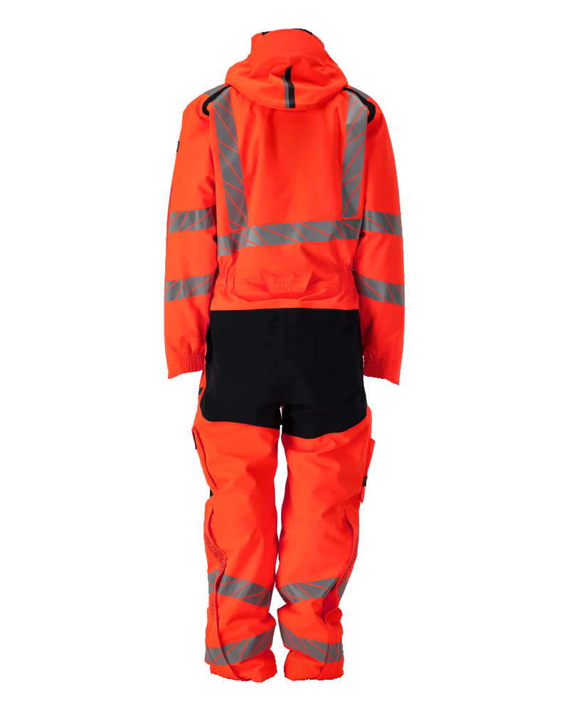 Talviumpipuku - 19019-449 - hi-vis punainen/tumma antrasiitti