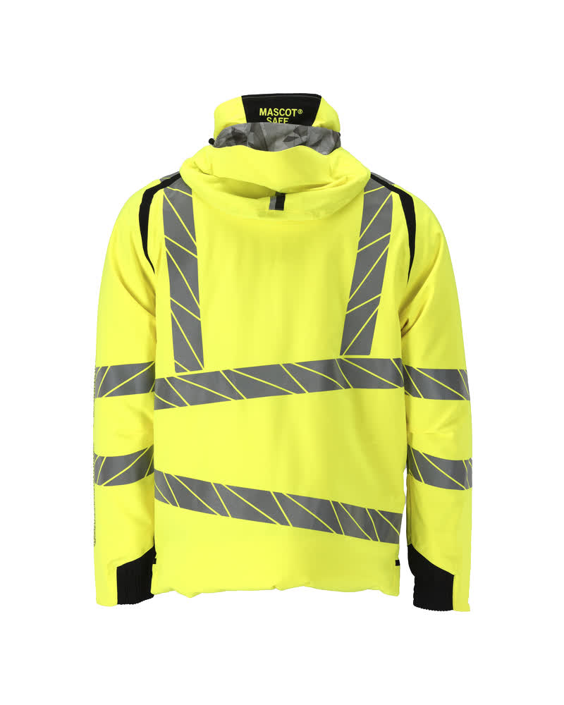 Talvitakki - 19035-449 - hi-vis keltainen/musta