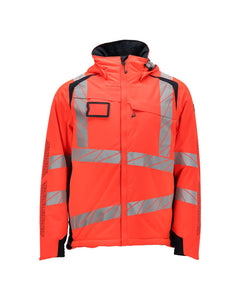 Talvitakki - 19035-449 - hi-vis punainen/syvä tummansininen