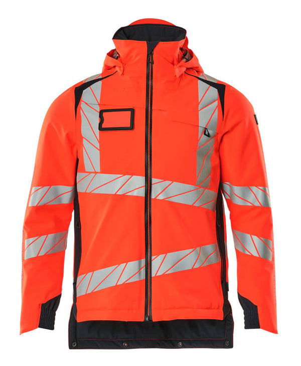 Talvitakki - 19035-449 - hi-vis punainen/syvä tummansininen