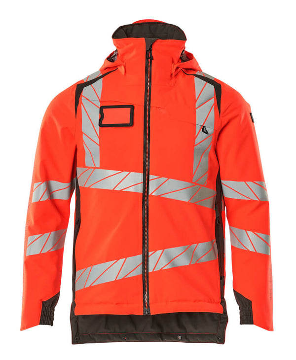 Talvitakki - 19035-449 - hi-vis punainen/tumma antrasiitti
