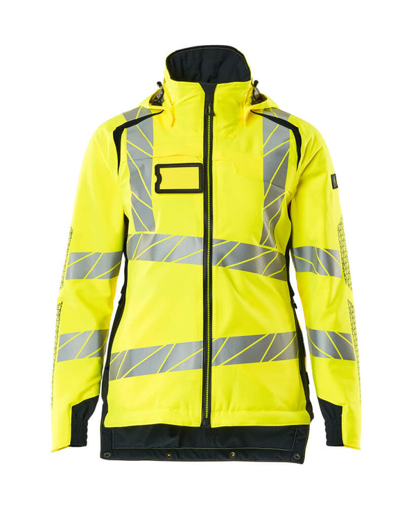 Talvitakki - 19045-449 - hi-vis keltainen/tumma laivastonsininen