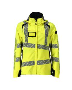 Talvitakki - 19045-449 - hi-vis keltainen/tumma laivastonsininen
