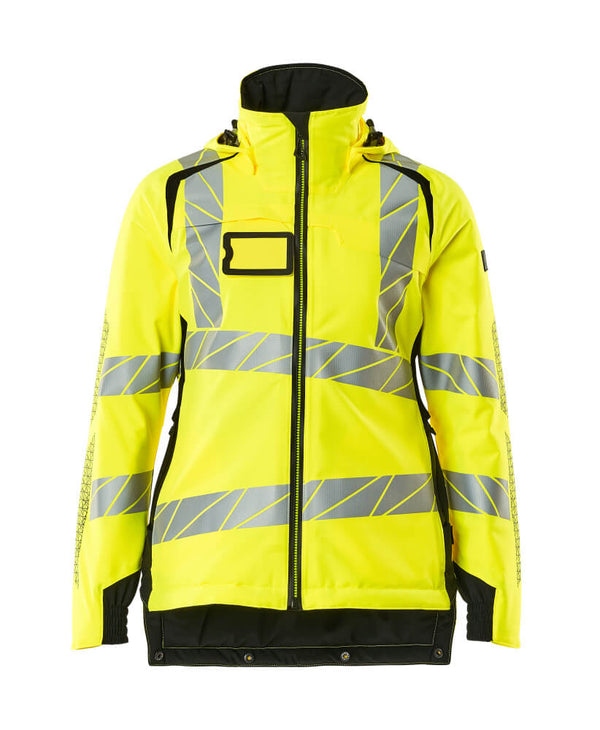 Talvitakki - 19045-449 - hi-vis keltainen/musta
