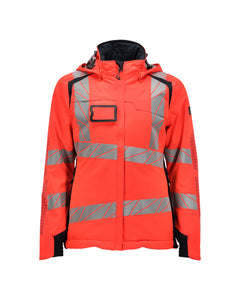 Talvitakki - 19045-449 - hi-vis punainen/syvä tummansininen