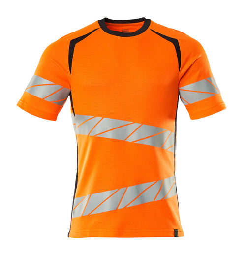 T-Paita - 19082-771 - hi-vis oranssi/tumma laivastonsininen