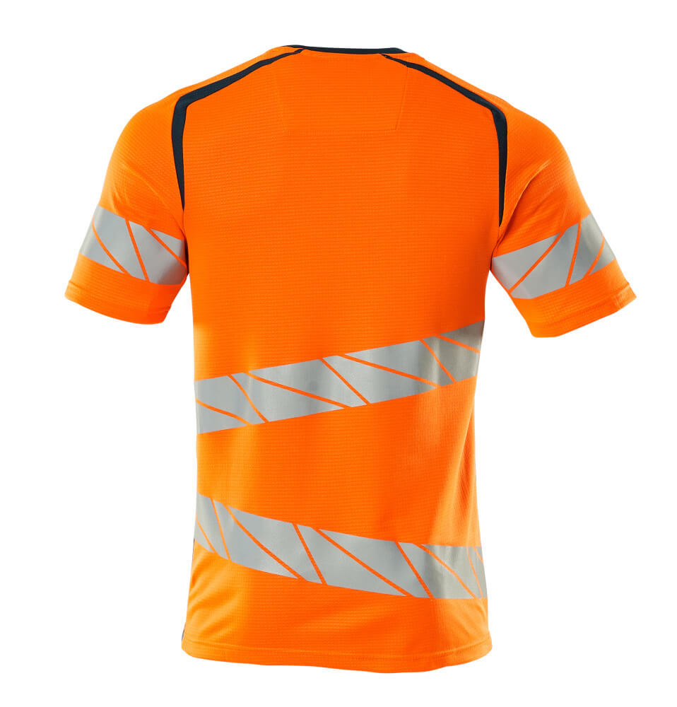 T-Paita - 19082-771 - hi-vis oranssi/tumma petrooli