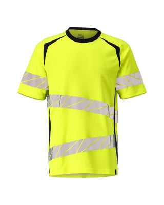 T-Paita - 19082-771 - hi-vis keltainen/tumma laivastonsininen