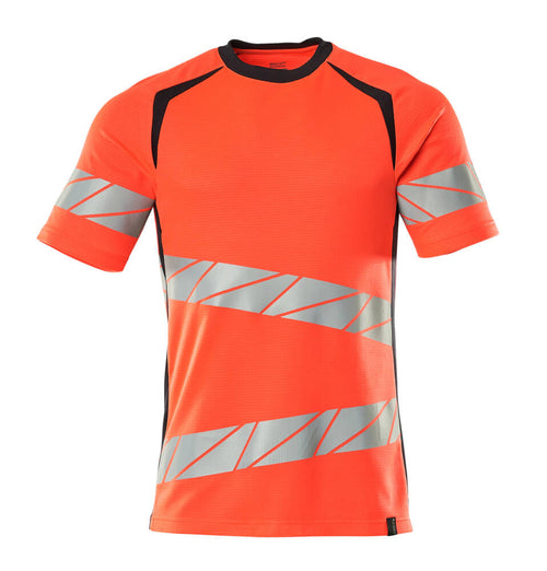 T-Paita - 19082-771 - hi-vis punainen/syvä tummansininen