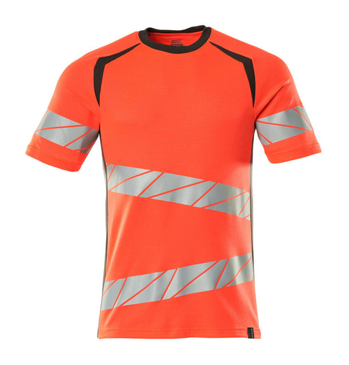 T-Paita - 19082-771 - hi-vis punainen/tumma antrasiitti