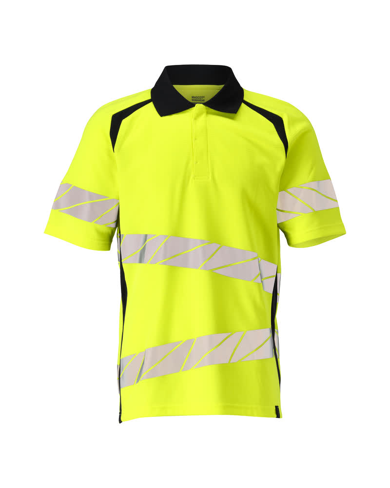 Piképaita - 19083-771 - hi-vis keltainen/tumma laivastonsininen