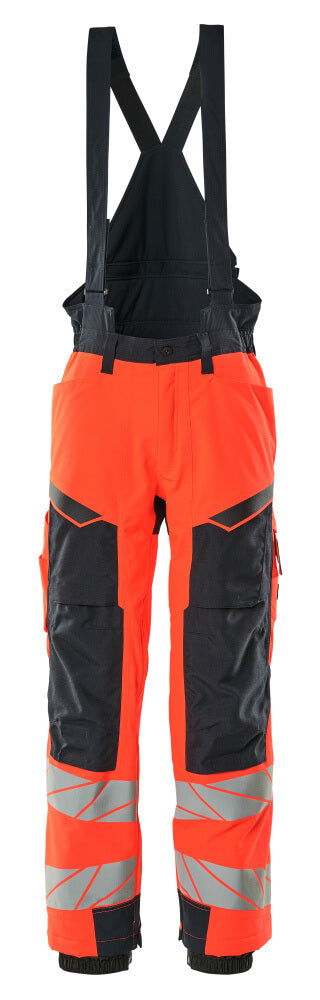 Talvihousut - 19090-449 - hi-vis punainen/syvä tummansininen