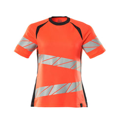 T-Paita - 19092-771 - hi-vis punainen/syvä tummansininen