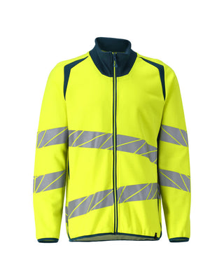 Svetari vetoketjulla - 19184-781 - hi-vis keltainen/tumma petrooli